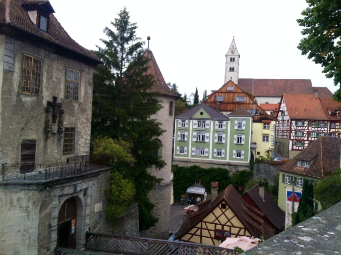 Meersburg's Oberstadt at Burg Meersburg and Neues Schloss